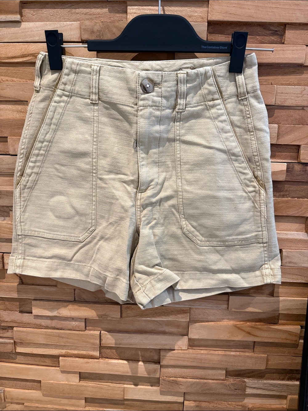 Faherty High-Waist Tan Women’s Shorts